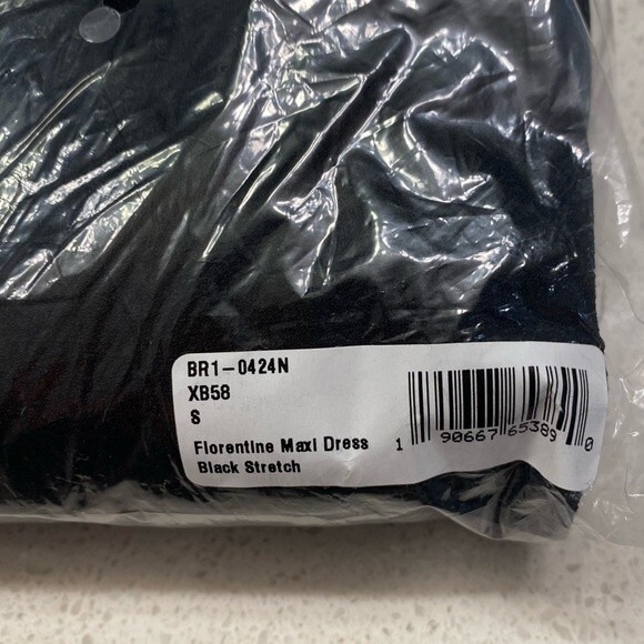 NWT Show Me Your Mumu Florentine Maxi Dress Black Stretch Size Small - Picture 6 of 7